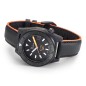 Squale T-183FCOR Forged Carbon Orange Gray Dial 600M Men's Diver Watch - Made in Switzerland