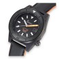 Squale T-183FCOR Forged Carbon Orange Gray Dial 600M Men's Diver Watch - Made in Switzerland