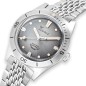 Super-Squale Sunray Gray Bracelet SUPERSSG.AC Gray Dial Stainless Steel 200M Men's Diver Watch - Made in Switzerland