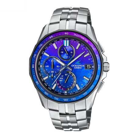 Casio Oceanus Manta OCW-S7000C-2AJF Slim Case MultiBand 6 Bluetooth Blue Dial Titanium Men's Watch - Limited 1200 pcs