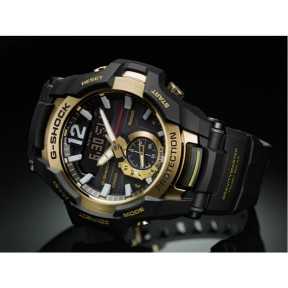 Casio G-Shock GR-B100GB-1AJF Gravitymaster Black and Gold Series Tough Solar Bluetooth Mobile Link Men's Watch