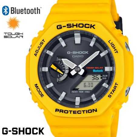 Casio G-Shock GA-B2100C-9A GAB2100C-9 Carbon Core Guard structure Black Dial Bluetooth Tough Solar Men's Watch