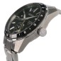 Seiko Presage Sharp Edged SPB219J1 29 Jewels Automatic GMT Green Dial Stainless Steel Men's Watch - Made in Japan