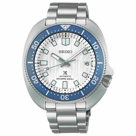 Seiko Prospex SPB301J1 Glacier Save the Ocean 1970 Reissue Automatic Ice-White Textured Dial Stainless Steel Diver's Watch