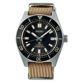 Seiko Prospex SPB239J1 1965 Dive Style Re-Interpretation Automatic Brown Dial Brown Polyester Strap Diver Scuba Men's Watch