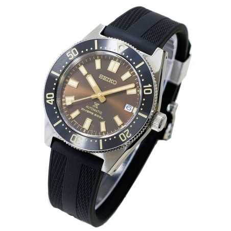 Seiko Prospex SPB147J1 1965 Dive Style Remake Automatic Dark Brown Dial Silicone Strap Diver's Watch - Made in Japan