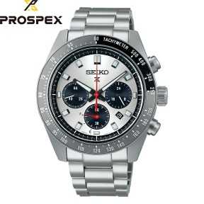 Seiko Prospex Speedtimer SBDL095 SSC911 Solar Chronograph Date Display Silver Dial Men's Watch