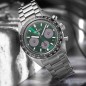 Seiko Prospex Speedtimer SSC933P1 Solar Chronograph Tachymeter Dark Green Dial Stainless Steel Men's Watch
