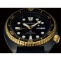 Seiko Prospex SRPD46J1 Turtle Black Gold Series 24 Jewels Automatic Diver Scuba Men's Watch - Made in Japan