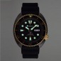 Seiko Prospex SRPD46J1 Turtle Black Gold Series 24 Jewels Automatic Diver Scuba Men's Watch - Made in Japan