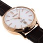 Seiko Presage SARY142 SRPD42J1 Zen Garden Automatic White Dial Stainless Steel Case Dark Brown Leather Strap Men's Watch