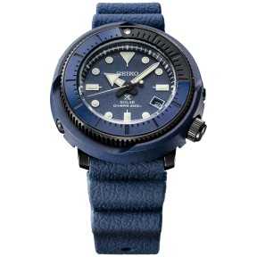 Seiko Prospex Street Series TUNA SNE533P1 Blue Dial Navy Blue Strap 200M Solar Diver Men's Watch