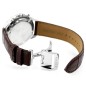 Seiko Spirit SBTR017 Green Dial Chronograph Stainless Steel Case Brown Leather Strap Men's Quartz Watch