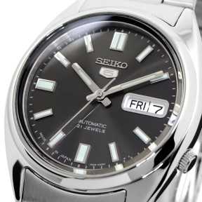 Seiko 5 SNXS79 SNXS79J1 21 Jewels Automatic Black Dial Stainless Steel Men's Watch - Made in Japan