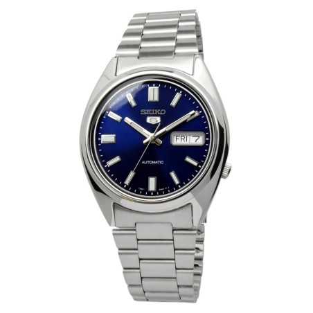 Seiko 5 SNXS77 SNXS77K1 Automatic 21 Jewels Blue Dial Stainless Steel Men's Watch
