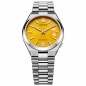 Citizen NJ0150-81Z Mechanical 21 Jewels Automatic Date Display Yellow/Orange Dial Stainless Steel Men's Watch