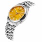 Citizen NJ0150-81Z Mechanical 21 Jewels Automatic Date Display Yellow/Orange Dial Stainless Steel Men's Watch