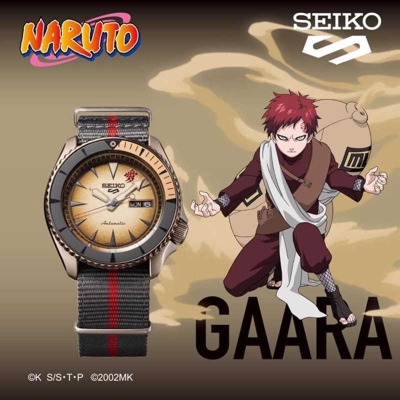 Seiko 5 Sports SRPF71K1 Naruto & Boruto GAARA Model 24 Jewels Automatic Men's Watch - Limited 6500 pcs Worldwide