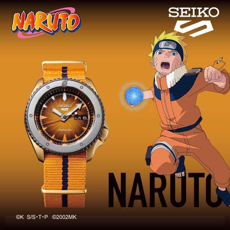Seiko 5 Sports SRPF70K1 Naruto & Boruto NARUTO UZUMAKI 24 Jewels Automatic Men's Watch - Limited 6500 pcs Worldwide