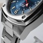San Martin SN0026-G-C GMT Automatic Sunray Blue/Sunray Salmon Dial 316L Stainless Steel 40mm 10ATM Sports Watch