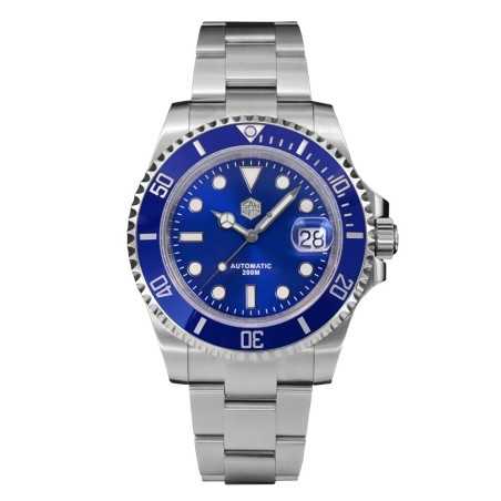 San Martin SN019-G Water Ghost 25 Jewels Automatic 316L Stainless Steel 41mm 20 ATM Men's Diver Watch