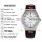 San Martin SN0102-G Seagull ST2100 26 Jewels Automatic White Dial Day/Date 316L Stainless Steel 37mm 5ATM Men's Dress Watch