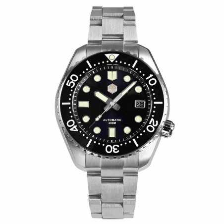 San Martin SN086-G Marine Master MM300 24 Jewels Automatic 316L Stainless Steel 44mm 30 ATM Men's Diver Watch