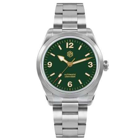 San Martin SN0107-G4 Explore Climbing Series NH35 24 Jewels Automatic 316L Stainless Steel 38mm 10ATM Men's Sport Watch