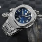 San Martin SN0074-G Automatic 316L Stainless Steel Distinctive Square Case Butterfly Clasp Bracelet 40mm 10 ATM Men's Watch