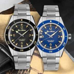San Martin SN051-G Seamaster 24 Jewels Automatic Sandwich Dial 316L Stainless Steel 39mm 20ATM Men's Diver Watch
