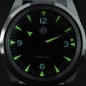 San Martin SN0113-G 1957 Retro 24 Jewels Automatic Matte Black Dial 316L Stainless Steel 38mm 10 ATM Men's Tool Watch