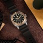 San Martin SN0125T Automatic Black Dial Titanium Case Cusn8 Bronze Bezel Rubber Strap 42mm 20ATM Men's Diver Watch