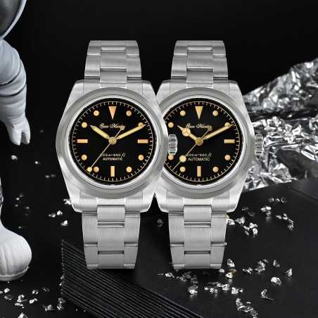 San Martin SN0106-G NH35 24 Jewels Automatic 316L Stainless Steel 37mm 20 ATM Men's Sport Watch