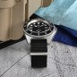 San Martin SN0123-G Automatic Black Dial 316L Stainless Steel Case Nylon Strap 40mm 20ATM Men's Diver Watch