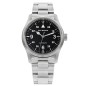 San Martin SN0034-G-B1 Miyota 21 Jewels Automatic Black Dial 316L Stainless Steel Case 37mm 10 ATM Men's Pilot Watch