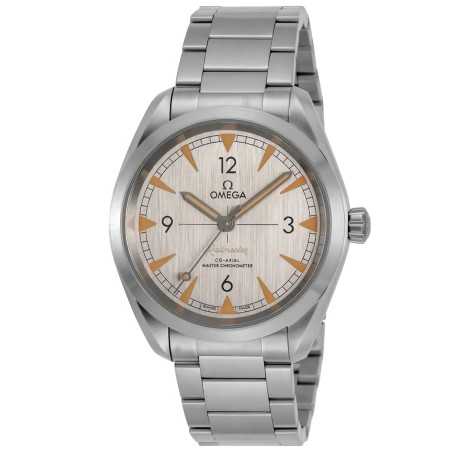 Omega Seamaster Railmaster Co-Axial Master Chronometer 40MM Brushed Gray Dial Stainless Steel Men's Watch 220.10.40.20.06.001