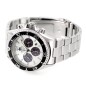 Orient Mako RN-TX0203S Chronograph Solar Panda White Dial Black Bezel Stainless Steel Men's Sport Watch