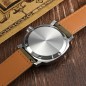 San Martin SN0065-G 22 Jewels Automatic Brown Dial 316L Stainless Steel Case Leather Strap 40mm 10ATM Men's Watch