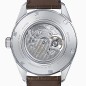 Orient Star Contemporary Modern Skeleton RK-AV0008Y Automatic Brown Dial Stainless Steel Case Leather Strap Men's Watch