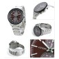 Citizen Jounetsu Collection CA7034-96W Eco-Drive Red Dial Date Display Chronograph Stainless Steel Men's Watch