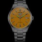 Citizen C7 NH8391-51Z Mechanical Automatic Day/Date Display Yellow Dial Stainless Steel Men's Watch