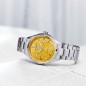 Citizen C7 NH8391-51Z Mechanical Automatic Day/Date Display Yellow Dial Stainless Steel Men's Watch