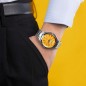 Citizen C7 NH8391-51Z Mechanical Automatic Day/Date Display Yellow Dial Stainless Steel Men's Watch