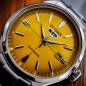 Citizen C7 NH8391-51Z Mechanical Automatic Day/Date Display Yellow Dial Stainless Steel Men's Watch