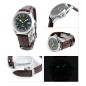 Seiko Prospex Alpinist SBDC091 SPB121J1 24 Jewels Automatic Green Dial Dark Brown Leather Strap Men's Watch