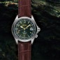 Seiko Prospex Alpinist SBDC091 SPB121J1 24 Jewels Automatic Green Dial Dark Brown Leather Strap Men's Watch