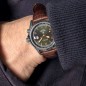 Seiko Prospex Alpinist SBDC091 SPB121J1 24 Jewels Automatic Green Dial Dark Brown Leather Strap Men's Watch