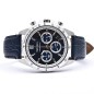 Seiko Spirit SBTR019 Blue Dial Chronograph Stainless Steel Case Blue Leather Strap Men's Quartz Watch