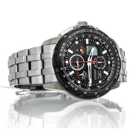 Citizen Promaster Sky JY8069-88E Eco-Drive Chronograph Perpetual Calendar World Time Titanium Men's Watch
