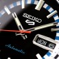 Seiko 5 Sports SRPK67 Automatic Matte Black Dial Black & White "CHECKER FLAG" SPECIAL EDITION Men's Watch